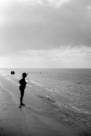 Woman at Beach, Cape Cod, Massachussets